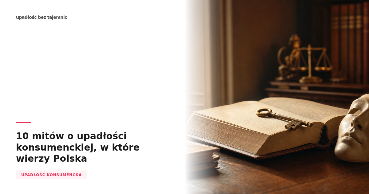 10 mitów o upadłości konsumenckiej